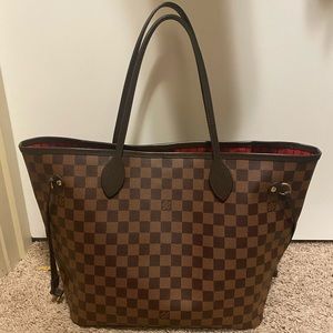 Louis Vuitton Neverfull MM Damier Ebene no pouch